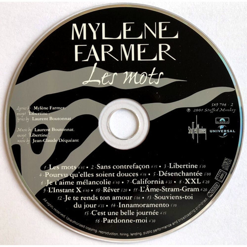 Mylene Farmer / Les Mots (CD)