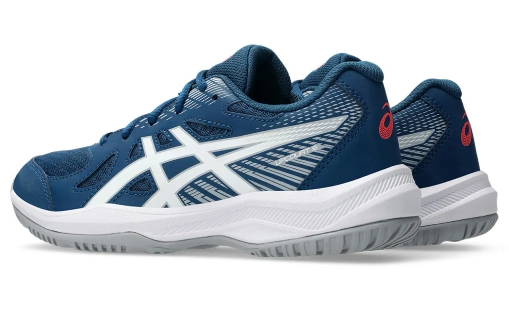 Детские теннисные кроссовки Asics Upcourt 6 GS - mako blue/white