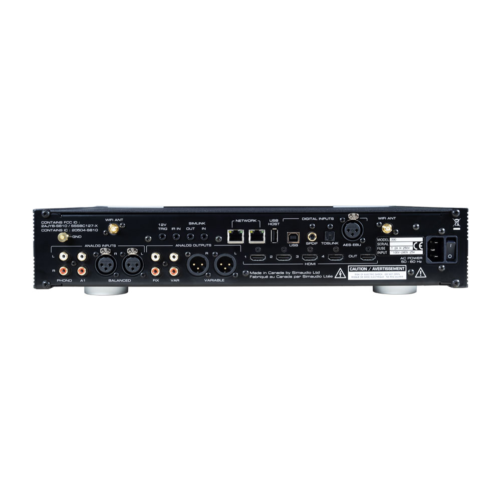 Moon by Simaudio 390 (No HDMI) Silver — сетевой проигрыватель-предусилитель