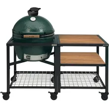 Керамический гриль Big Green Egg XL XLarge (очень большой), 61 см, на модульной подставке