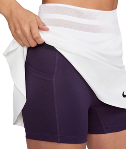 Теннисная юбка Nike Court Dri-Fit Slam Tennis Skirt - белый