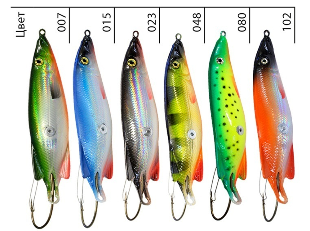 Блесна незацепляйка AQUA NORMAN 14,0g цвет 048, 1 штукa