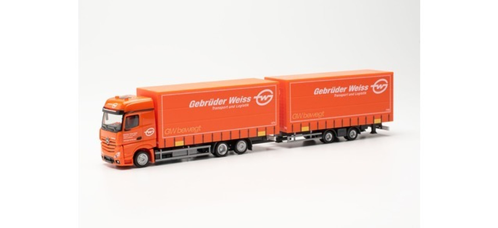 Грузовик Mercedes-Benz Actros Bigspace `18 прицеп «Gebrüder Weiss»