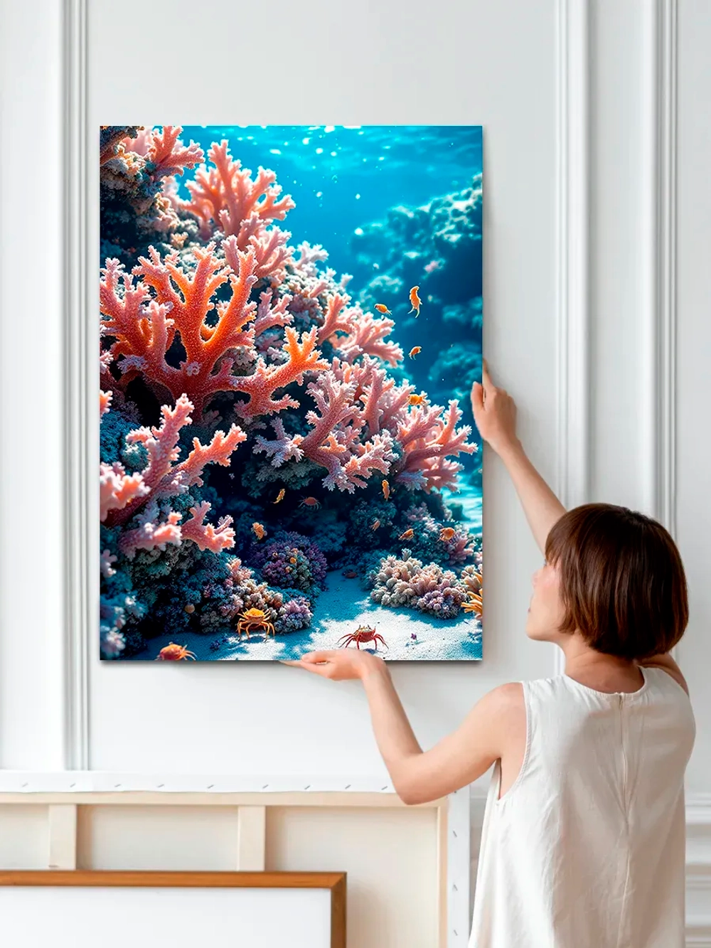 Картина Кораллы Красного моря, интерьерная 30х40см 1шт.