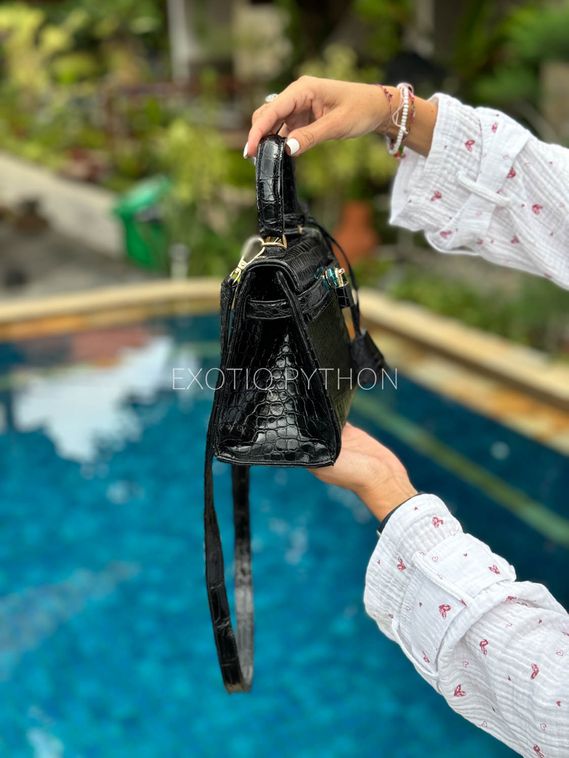 Женская сумка из крокодила Hermes Kelly BG-506
