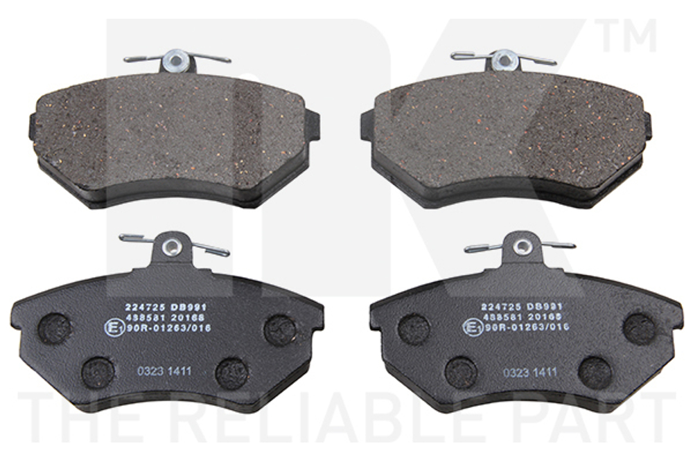NK - 224725-NK - Brake Pad Set, disc brake