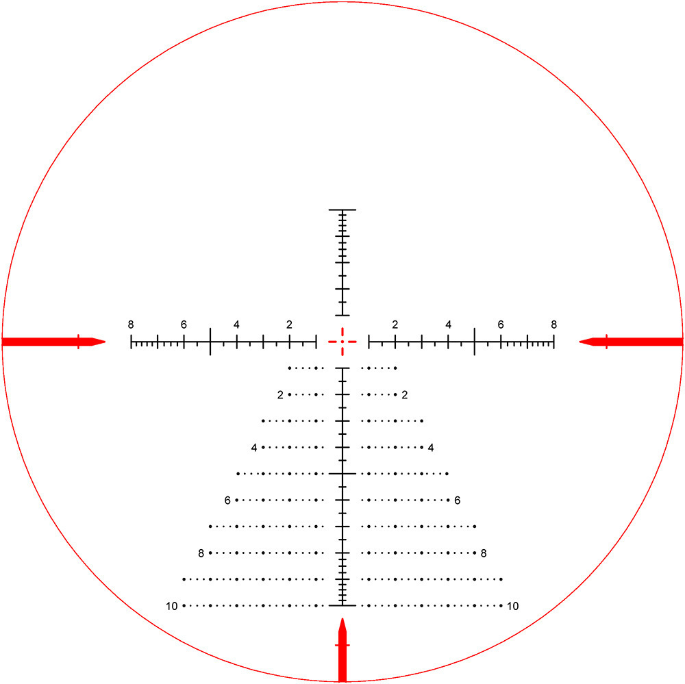Тактический прицел KECK Optics PRECISION 5-25X56FFPIR Tube 34мм