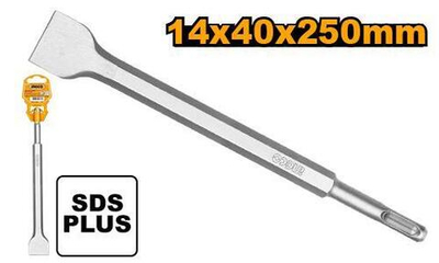 Зубило плоское SDS Plus 250x40 мм INGCO DBC0122502 INDUSTRIAL