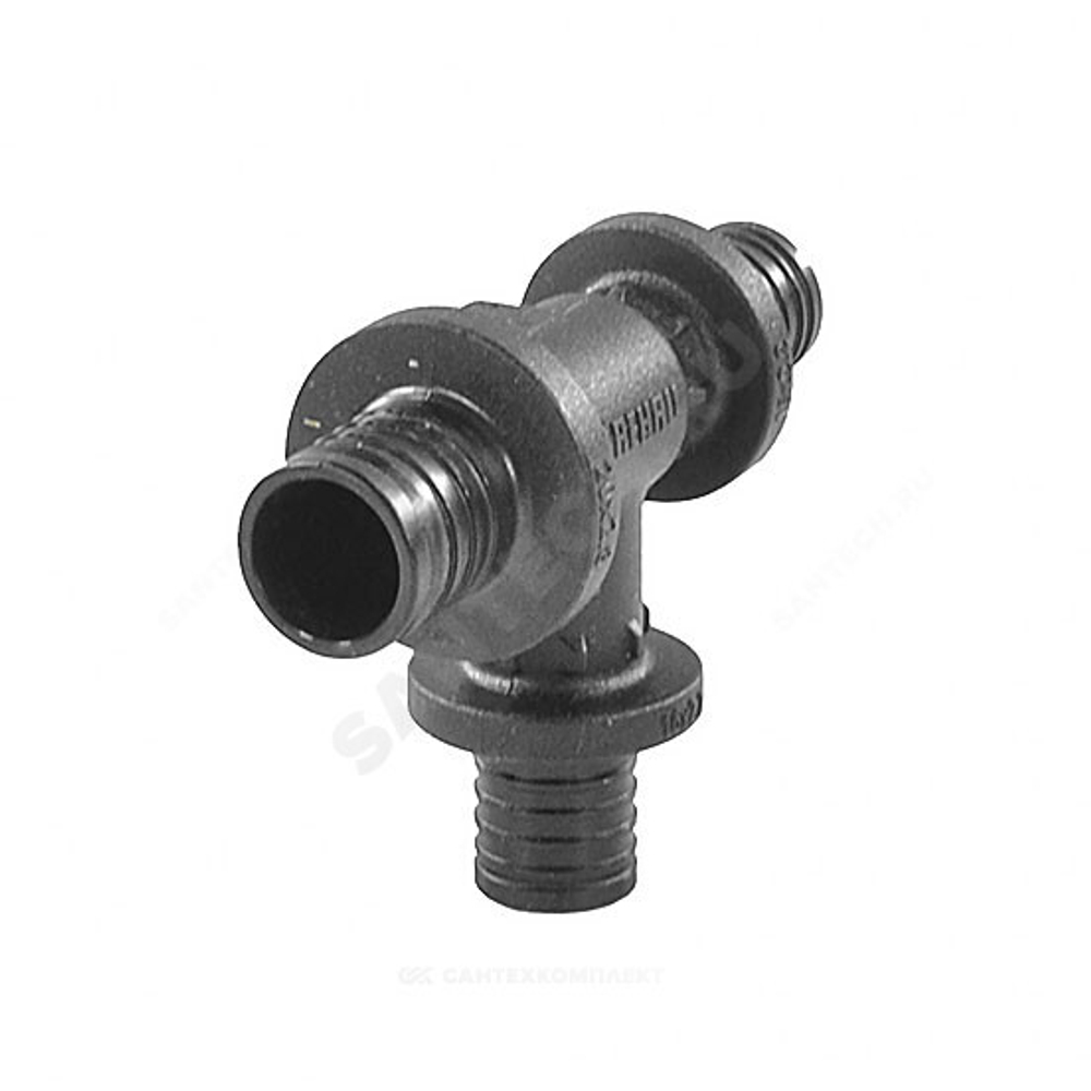 Тройник для PE-X труб аксиальный PPSU Дн 32х20х25 переходной RAUTITAN PX Rehau 11600871001