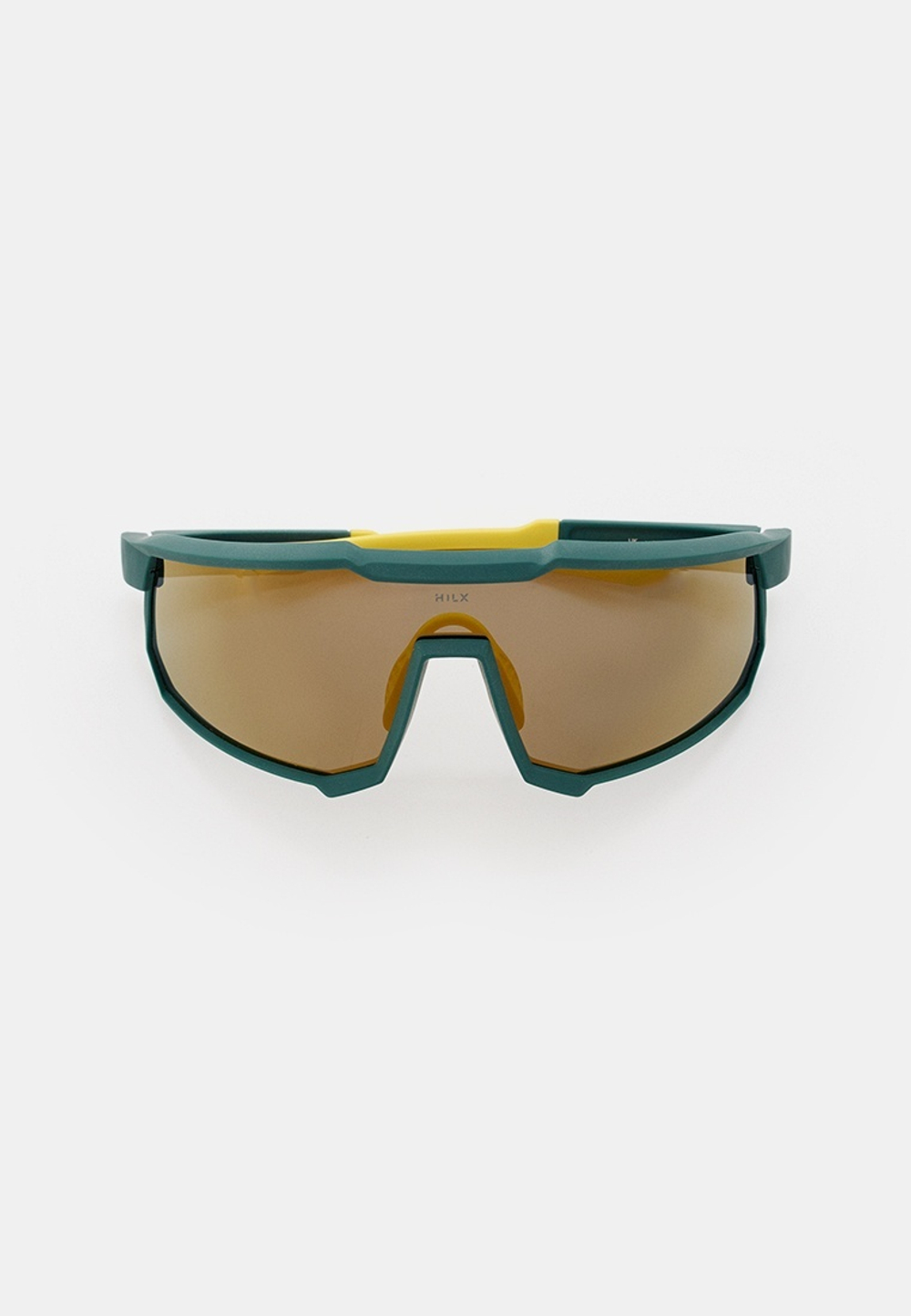 Спортивные очки HILX Big Head / Matt Green Yellow / Gold Lens