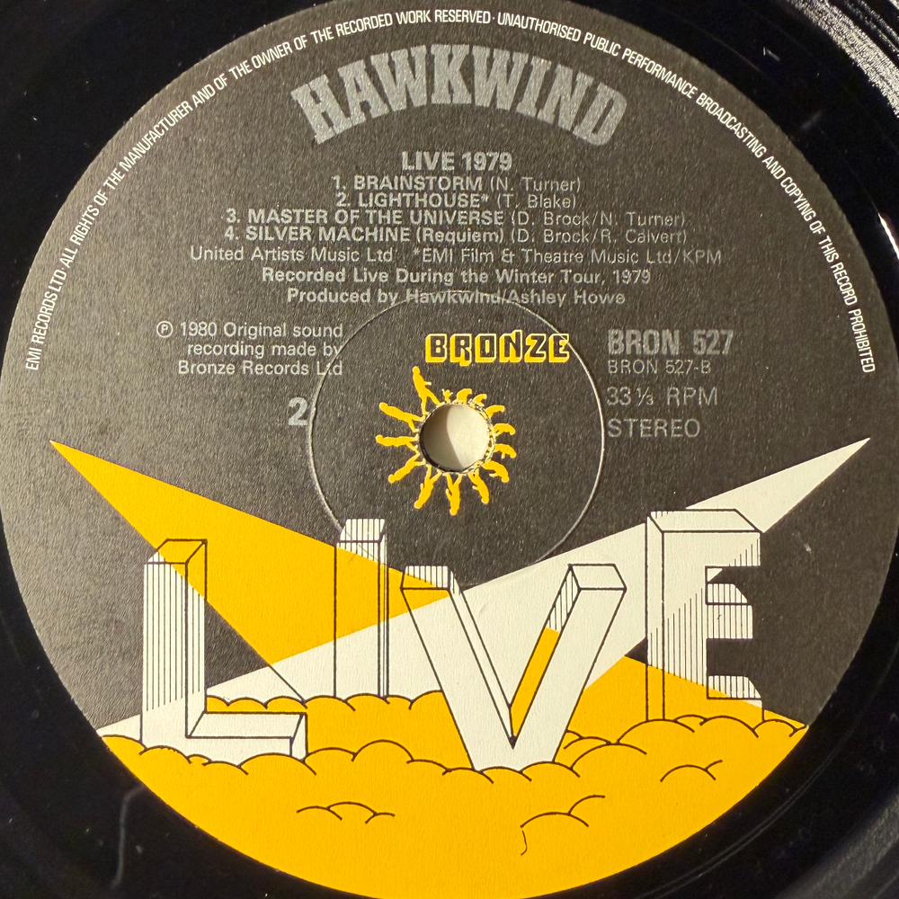Hawkwind ‎– Live Seventy Nine (Англия 1980г.)