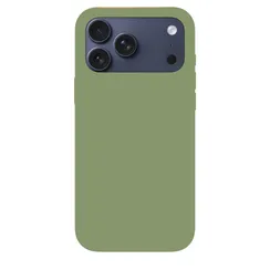 Чехол Silicone Case MagSafe для iPhone 17 Pro Зеленый