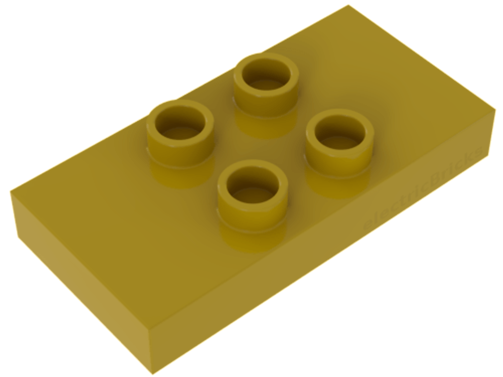 Lego Duplo Плитка 2x4x0.5 641324