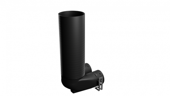Flexag PPP-125/90x2 пленум пластиковый вентиляционный потолочный, D125, на 2 выxода