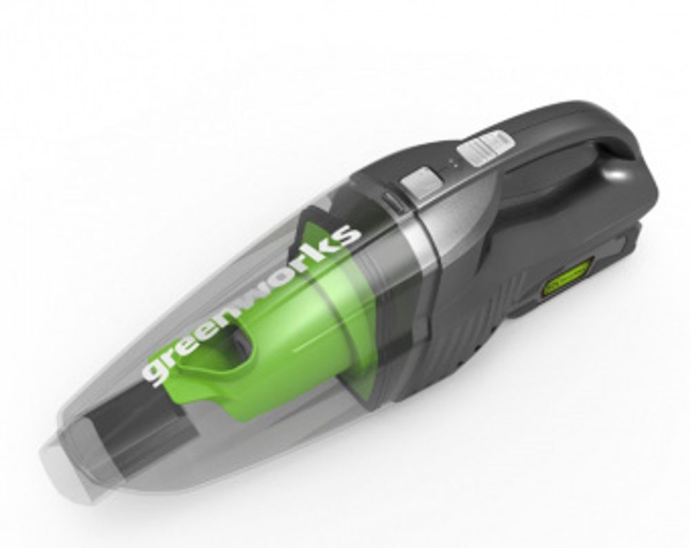 Пылесос ручной аккумуляторный Greenworks G24HV, 4700007,24v, без АКБ и ЗУ