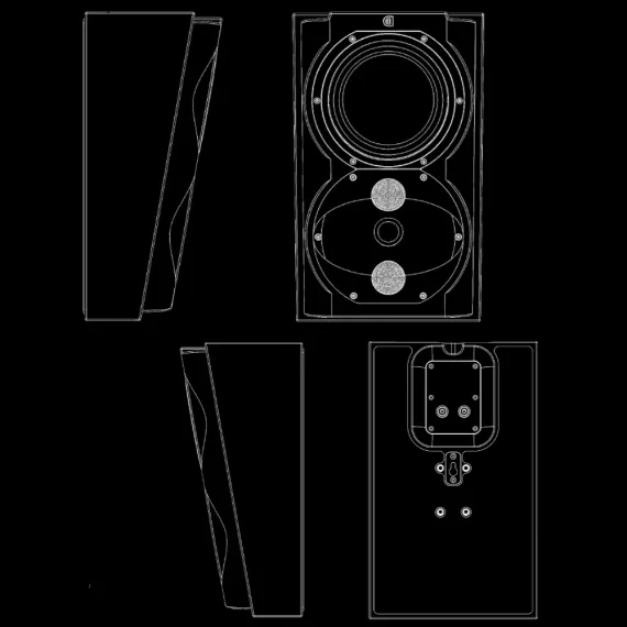 Perlisten Audio R4s Piano White
