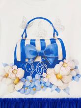Комплект туника с лосинами "Сумочка в цветах" Luxury Baby