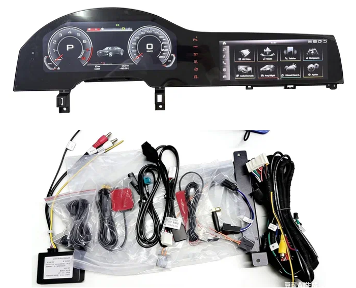 Приборная панель + магнитола для Audi Q7 2005-2009 - Kuberg SL-2218b 22.55" экраном, Android 13
