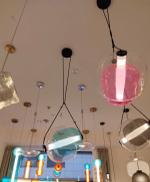 Pendant design lamp Capsula by Brokis