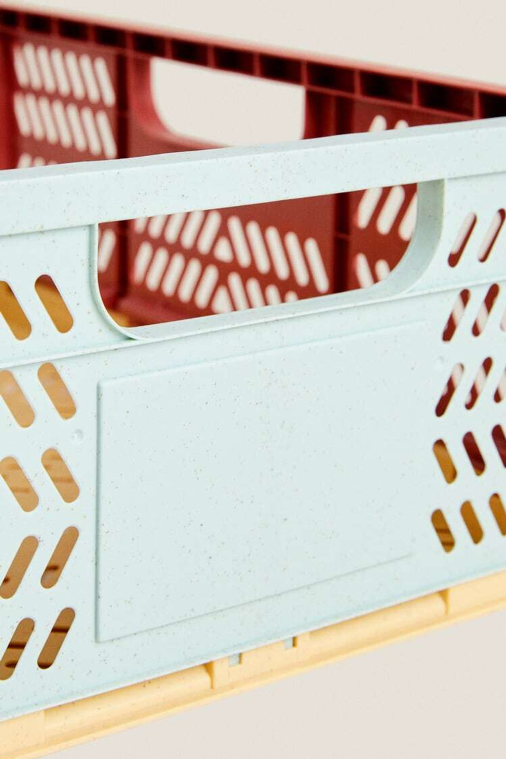 ZARA HOME СКЛАДНАЯ КОРОБКА, ЦВЕТ КОЖИ