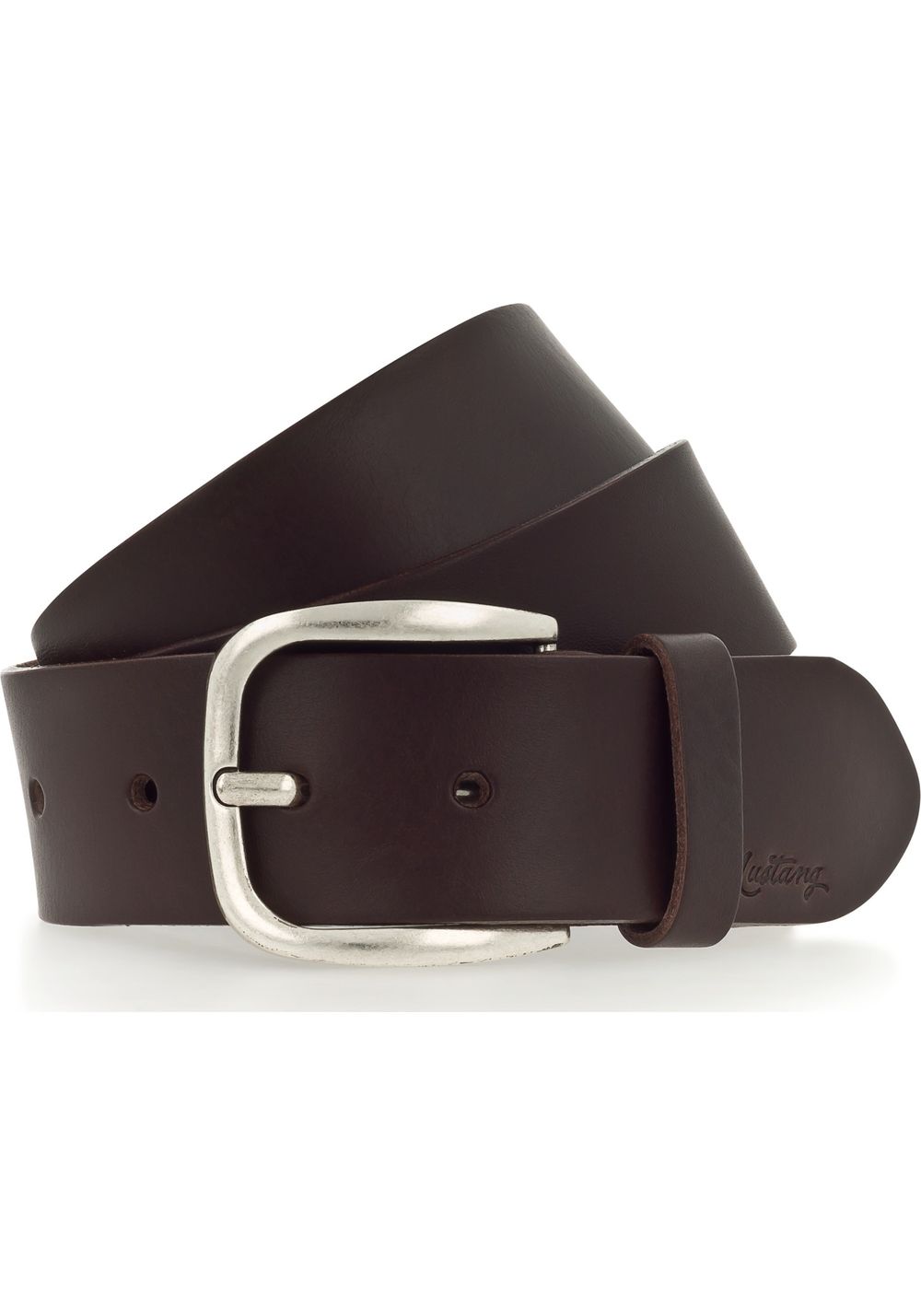 Ремень 40 mm with buckle in polished silver MW3073L06-0690