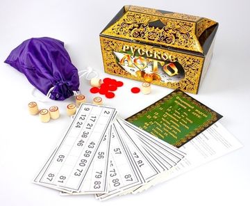 Лото Русское (картонный ларец)