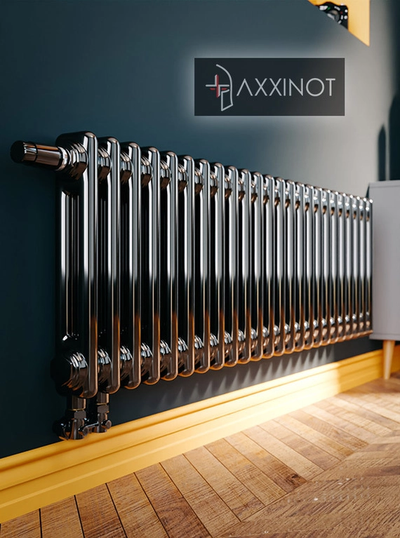 Axxinot Sentir 2037 - двухтрубный трубчатый радиатор высотой 370 мм, нижнее подключение с термовентилем