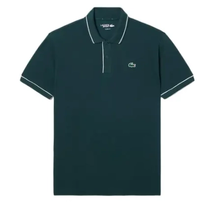 Теннисное поло Lacoste Heat Regulating Mini Piqu_ Golf - sinople green