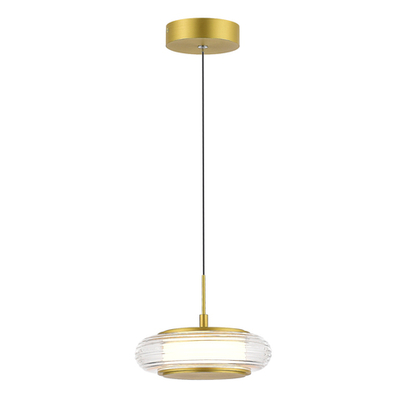 SL6239.203.01 Светильник подвесной ST-Luce золото/прозрачный LED 1*7W 3000K
