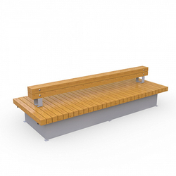 Скамейка Wood 300х120х80