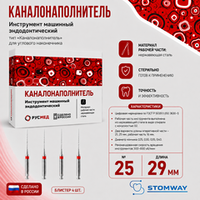 КНУ №25 29мм (4шт) каналонаполнители, РУСМЕД