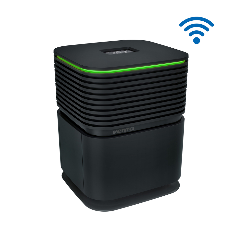 Увлажнитель-очиститель воздуха Venta AeroStyle Compact AW735, черный / 50 кв.м