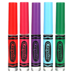Lip Smacker, Crayola, жидкий блеск для губ, набор разных вкусов, 5 шт., 14 мл (0,45 жидк. унции)