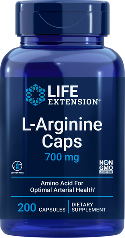 L-аргинин 700 мг 200 капсул Life Extension