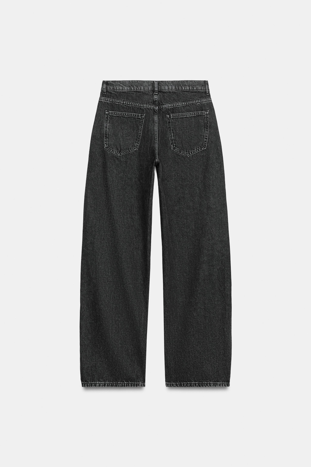 ДЖИНСЫ CURVED STRAIGHT СО СРЕДНЕЙ ПОСАДКОЙ — ZW COLLECTION — ZARA