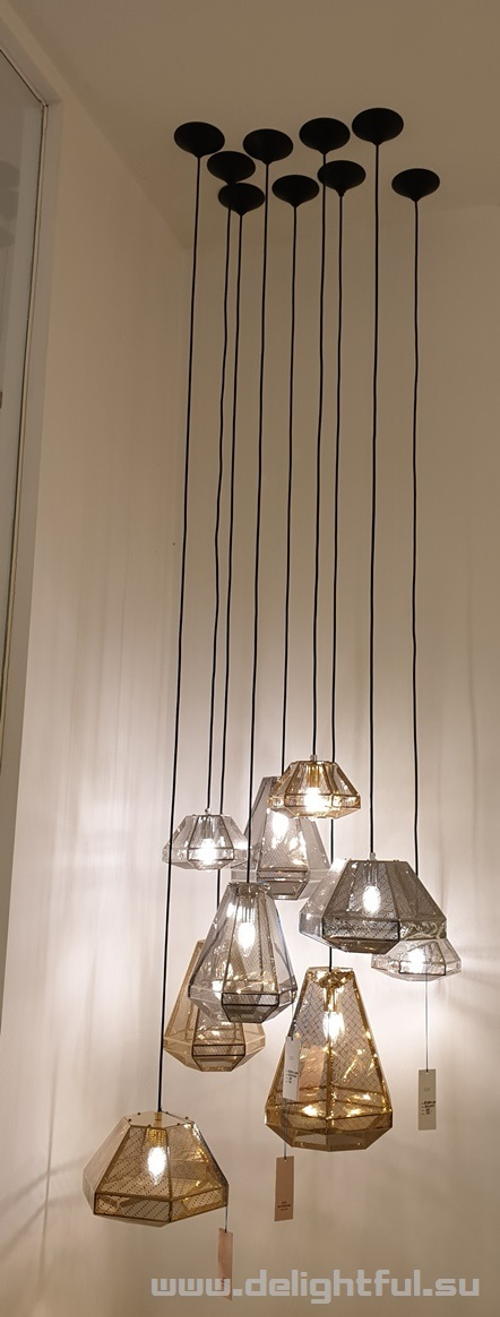 Tom Dixon Cell chandelier