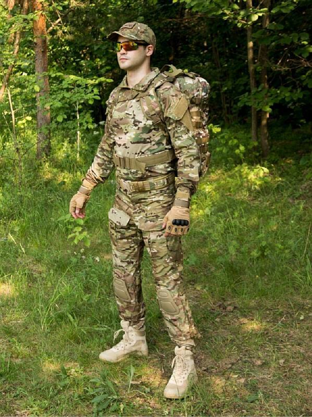 Рюкзак Fortress с подсумками Navy Multicam 40 литров