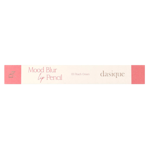 Dasique, Mood Blur, карандаш для губ, 03 персиковый крем, 0,9 г (0,03 унции)