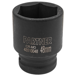 Головка ударная глубокая, 48мм (6гр) 1'' Partner PA-48510048