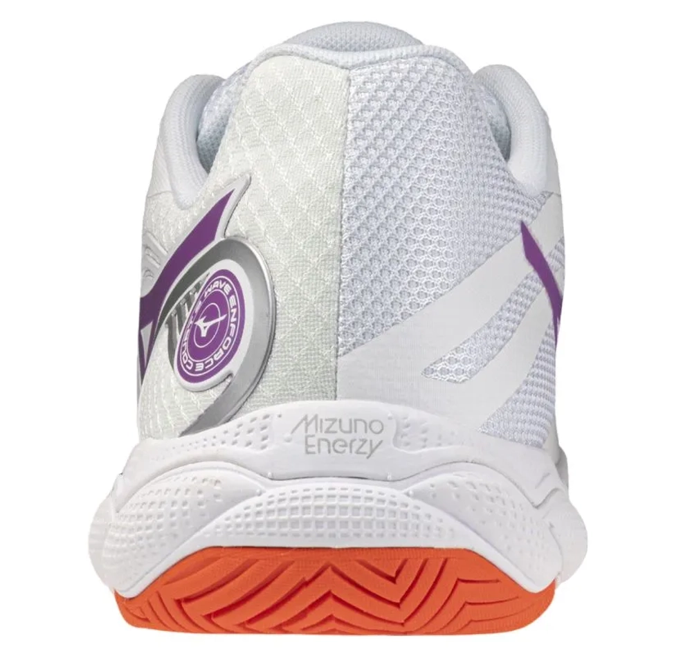 Женские Кроссовки теннисные Mizuno Wave Enforce Court 2 AC - white/dahlia/sunstone