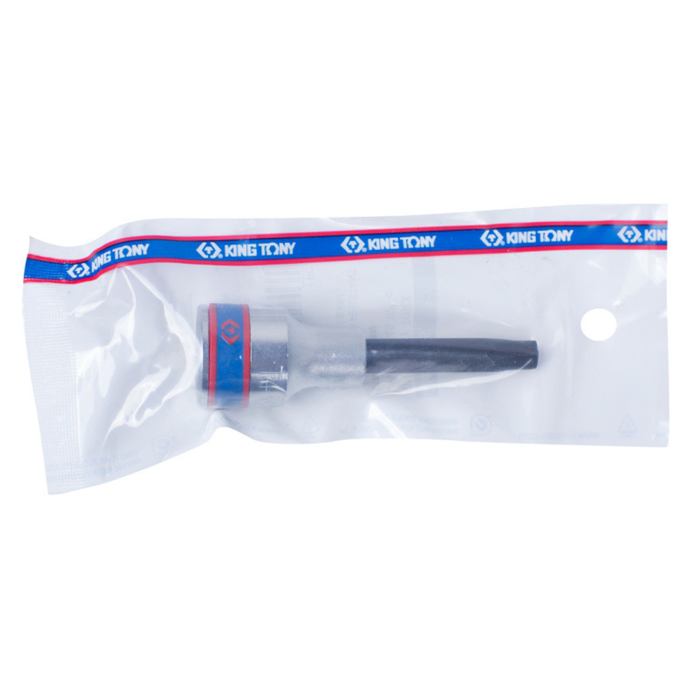 Насадка (бита) торцевая 1/2", TORX с отверстием, T45, L = 80 мм KING TONY 403745