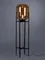 Напольный светильник Bottle 140 см, янтарное стекло