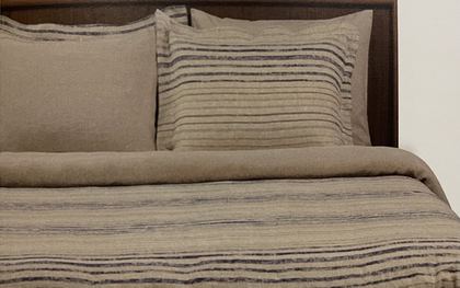 Пододеяльник 220x240 L'appartement Lorren бежевый с синим