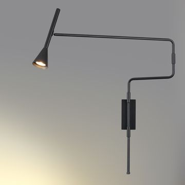 Бра 9W 3000K 7031/1W черный IZZY Odeon Light