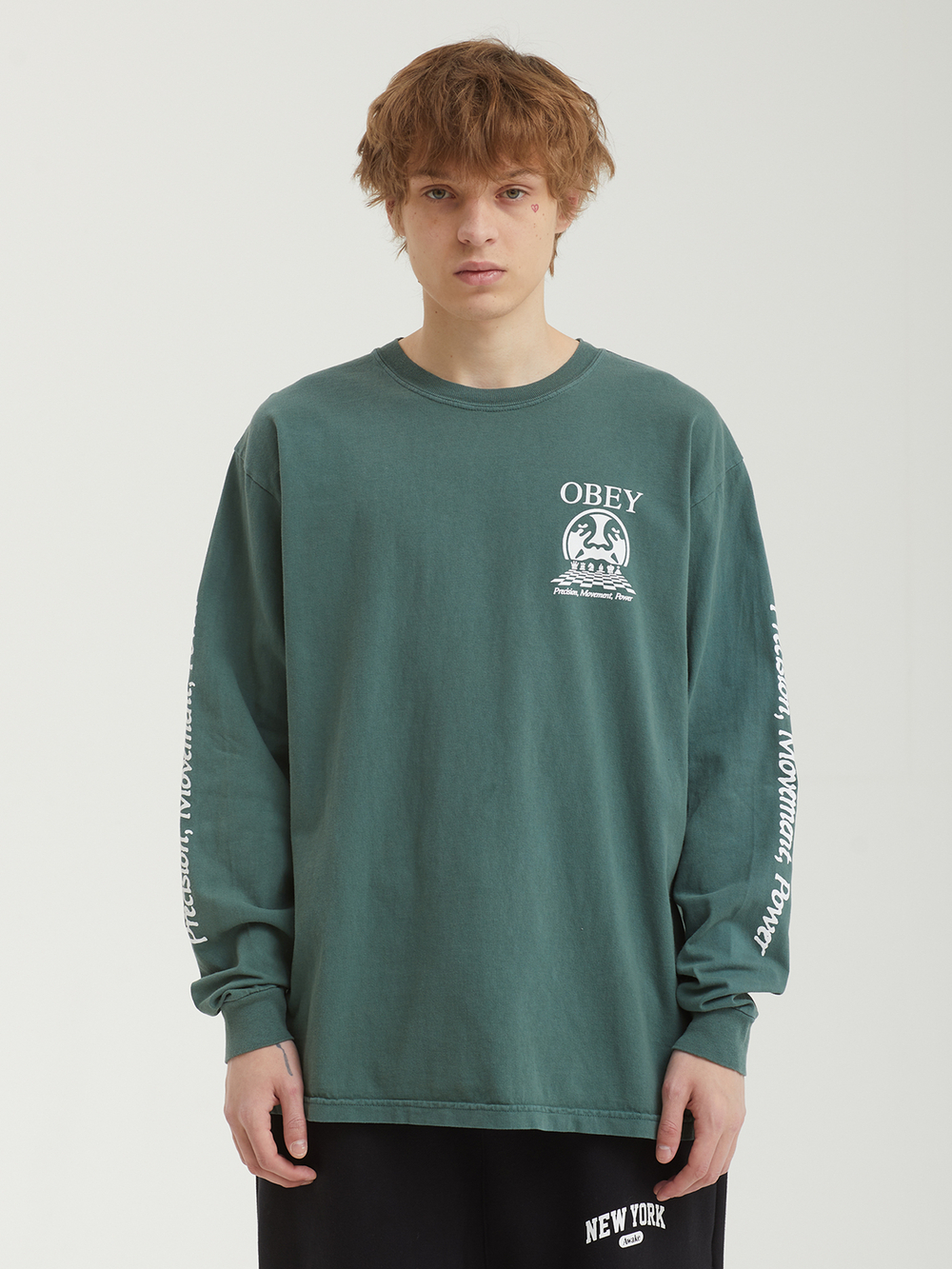 Мужской Лонгслив Obey Precision