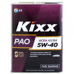 Масло моторное Kixx PAO А3/В4 5W-40