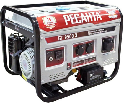 Генератор бензиновый Ресанта БГ 9500 Э