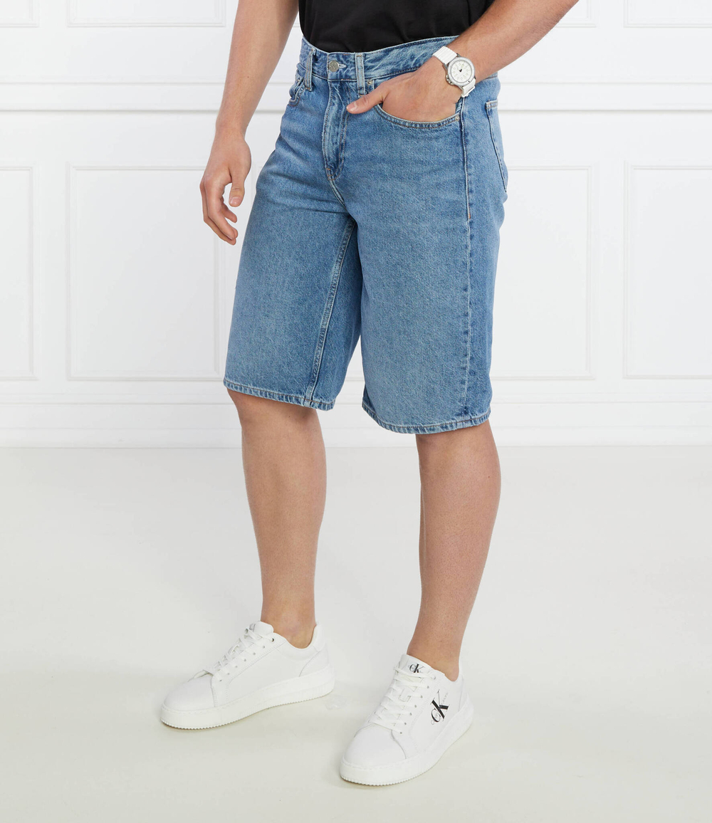 Шорты 90S LOOSE SHORT CALVIN KLEIN JEANS - голубой(J30J322778)