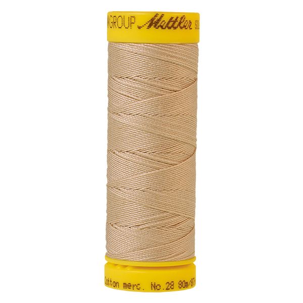 Нитки хлопковые Mettler Silk-Finish Cotton 28 (80 м), 5 кат. | цв. 1000