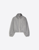 Женская куртка из фетра со сборкой по низу - BERSHKA